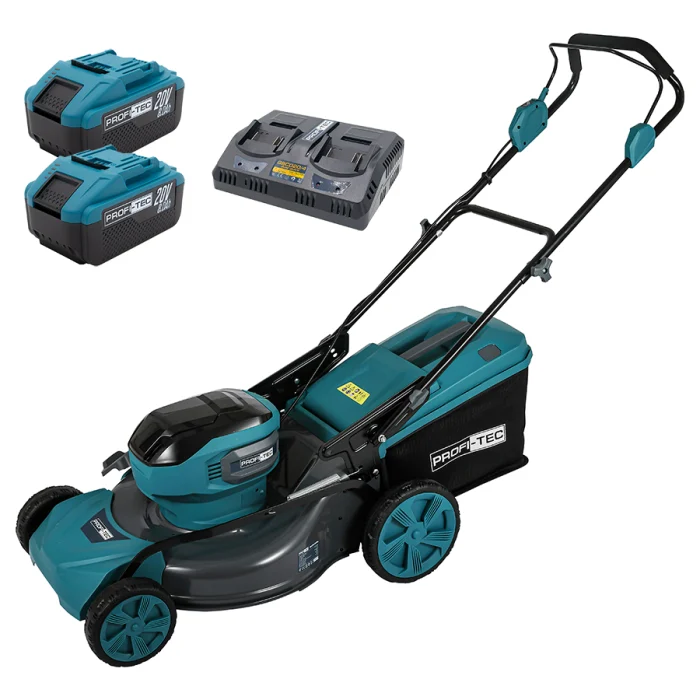 Потужна акумуляторна газонокосарка PROFI-TEC EcoCut 51 Pro : з АКБ 2шт-20V 8.0Ah (007586) Київ - фото 1