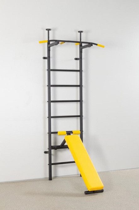 Шведская стенка металлическая в квартиру для детей и взрослых разборная усиленная спортивная стойка Каменское - изображение 3