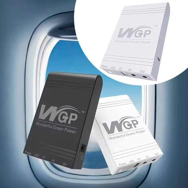 Источник бесперебойного питания мини UPS WGP емкость 38.48wH 10400mAh (Белый) Винница - изображение 5