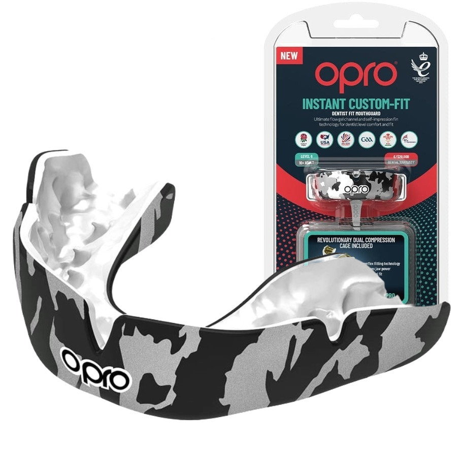 Капа OPRO Instant CAMO доросла (вік 11+) Black/White (art.102523002) Кам'янське - фото 1