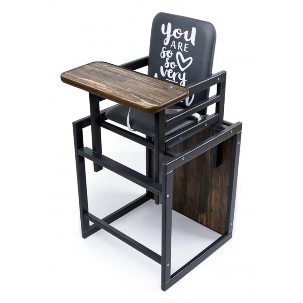 Стільчик для годування 2 в 1 Graphite мангрове дерево Вінниця - фото 1