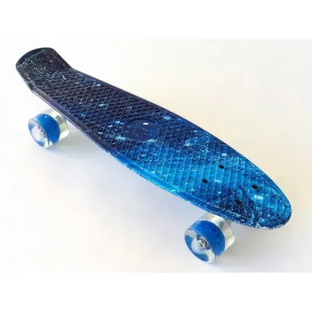 Пенни борд скейтборд Penny Board Fish Skateboards 22" ABEC-7 с светящимися колесами Коломыя - изображение 2
