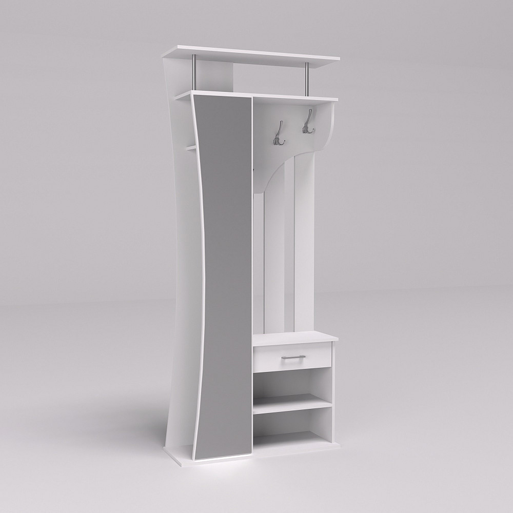 Прихожая Соло-8, Белый, 900/330/2100 Львов - изображение 4