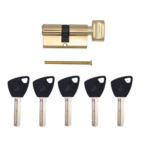 Циліндр (серцевина замка) BRASS М70 ZCG (35Т*35) KEDR Житомир - изображение 2