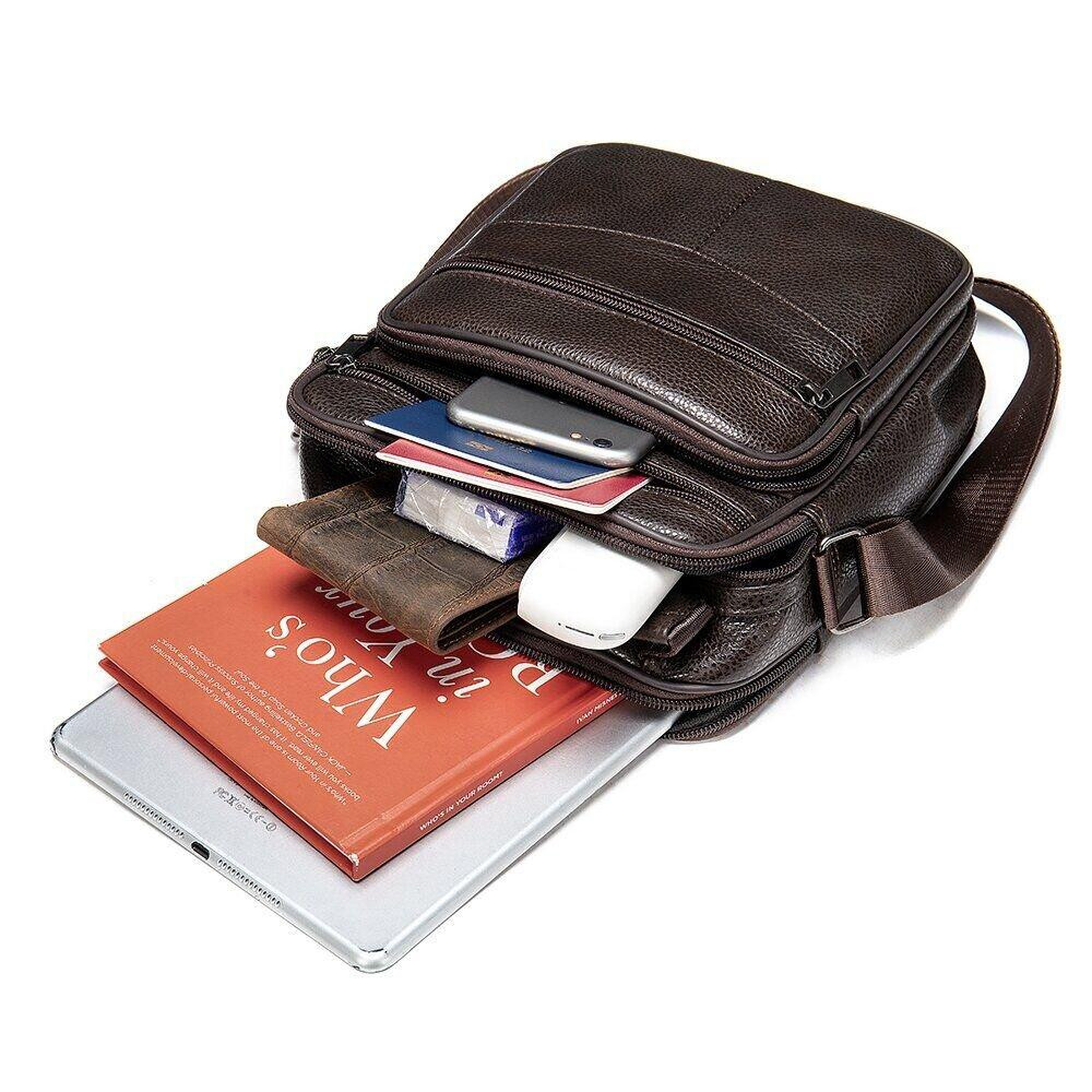 Мессенджер шкіряний 14991 Vintage Коричневий Київ - фото 10