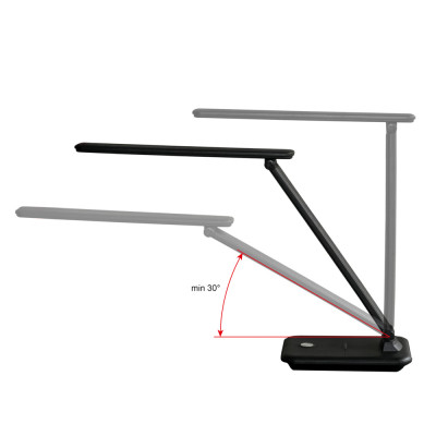 Настільна лампа Євросвітло Ridy-095 9,5Вт чорна Вінниця - фото 10