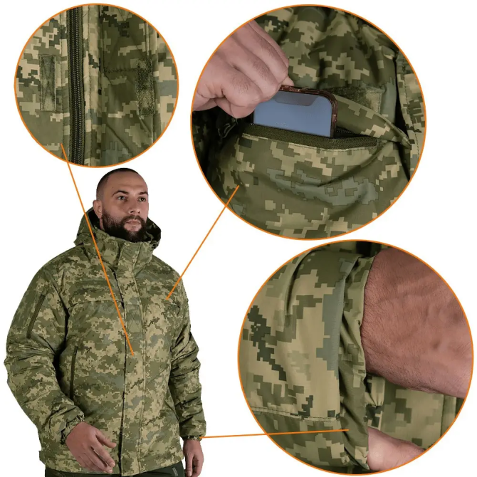 Куртка мужская теплая Patrol System 3.0 (7406) Пиксель 3XL Винница - изображение 8