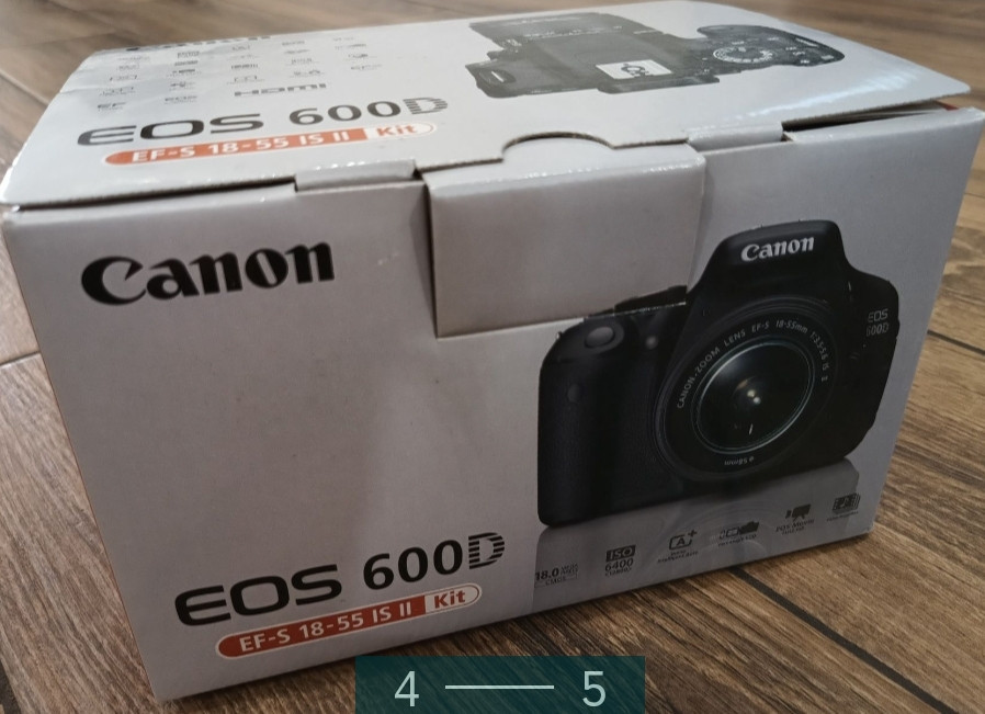 Комплект Фотоаппарат: Canon EOS 600D , 18-55mm. IS II + UV - фильтр- сумка. Харьков - изображение 1