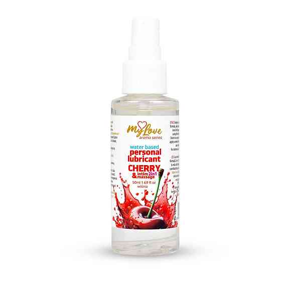 2в1 лубрикант та масажний гель - MyLove Aroma Series Intim&Massage Cherry, 50 мл Sex Aura Київ