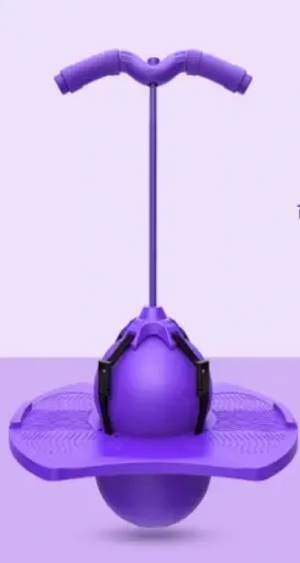 Kamille Фиолетовый Детский прыгун-джампинг на резинке (высота 54см, резиновая трубка растягивае Коломия - фото 1