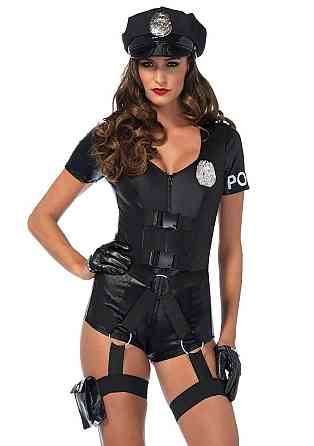 Костюм полицейской Leg Avenue Flirty Five-0 Cop M Sex Aura Киев