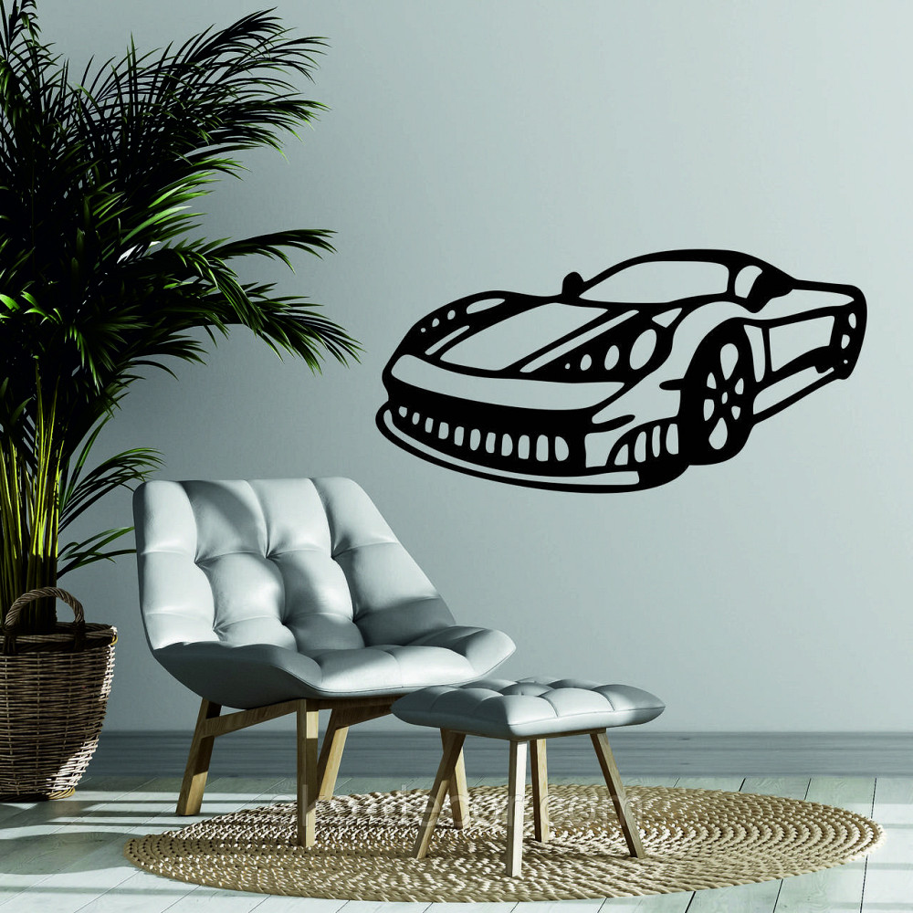 Декоративне настінне Панно «Машина Феррарі», Декор на стіну Київ - фото 1