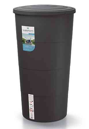 Ємність для збору дощової води Prosperplast Smooth, антрацит, 200 л Київ