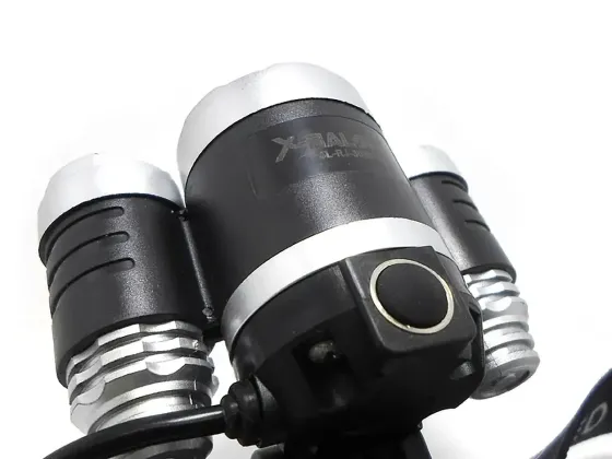 Налобный фонарь RJ-3000-T6 аккумуляторный 3 LED 800лм 2x18650 с зарядкой для туризма и охоты Одесса