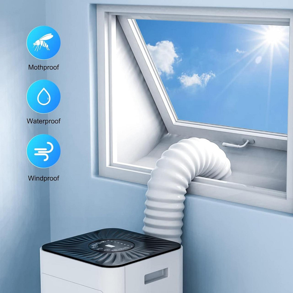 Уплотнитель для окон мобильных кондиционеров, водонепроницаемый, для вытяжного воздуха для открытого окна Киев - изображение 2