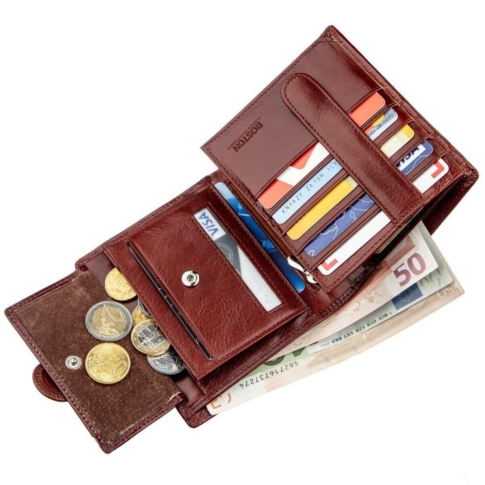 Гаманець для чоловіків Коричневий (Boston) Київ - фото 4