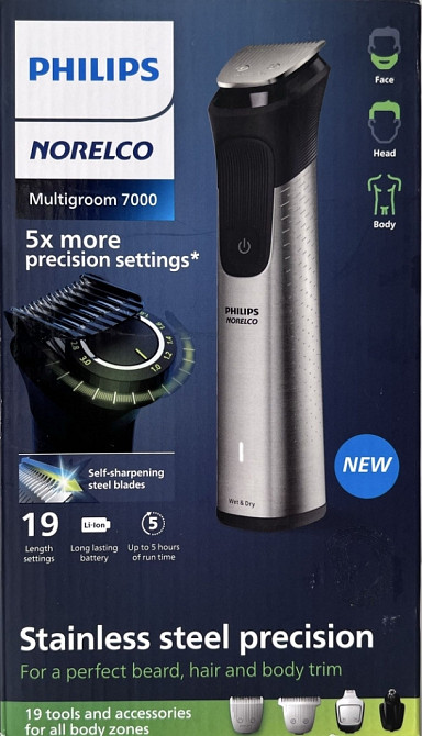 Тример PHILIPS Multigroom Series 7000 MG7910/49 Харків - фото 5