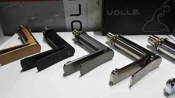 Смеситель для раковины высокий Volle SOLO de la noche черный/матовый 1510.011304 Киев