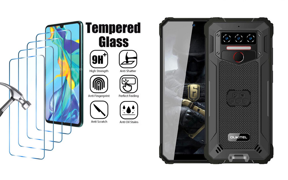 Захисне скло ArmorGlass для Oukitel WP23, WP23 Pro – стійке до подряпин та ударів Київ - фото 1
