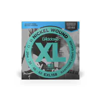 Струны для гитары D'Addario XL Nickel Wound Baritone Light (13-62) (EXL158) Винница