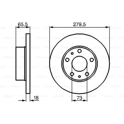 Тормозной диск Bosch 0 986 478 843 Винница - изображение 5