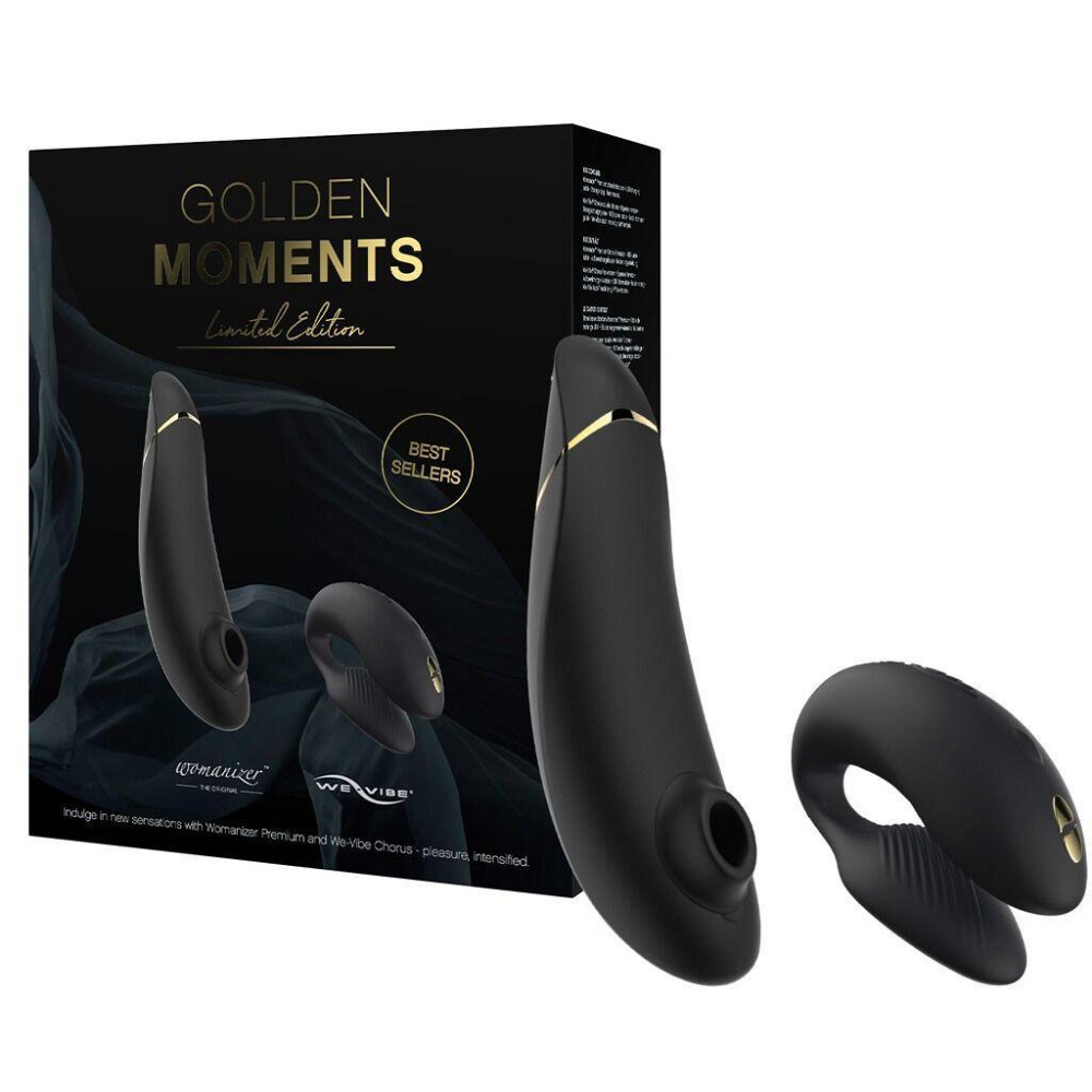 Премиальный подарочный набор Golden Moments: Womanizer Premium и We-Vibe Chorus Black Sex Aura Киев - изображение 1