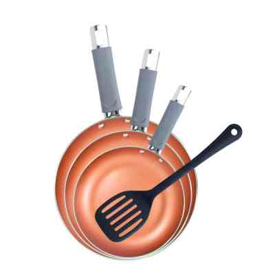 Набор сковородок Bergner Loja reeco, з лопаткою, 18/22/26 см (BGEU-5582) Винница