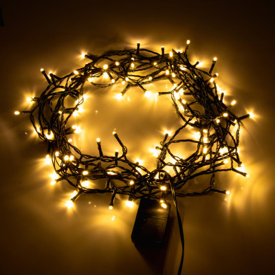 Гирлянда YES! Fun Нить 120 LED Тепло-белая 8.4 м 8 режимов Мерцание (974832) Винница - изображение 3