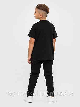 Футболка детская базовая Stedman Classic-T Kids для мальчиков черная (ST2200M-BLO) XS Киев