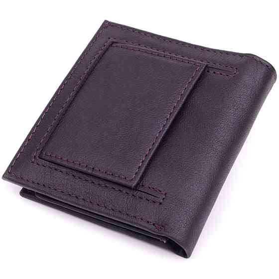 Компактний жіночий гаманець із натуральної шкіри ST Leather 22855 Коричневий Київ