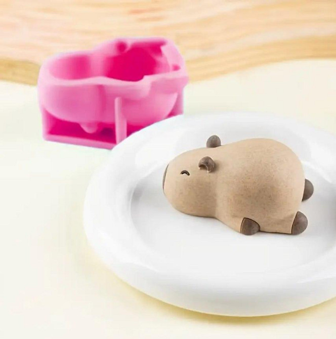 Силиконовая форма «Капибара» – для десертов, шоколада, свечей и рукоделия Киев - изображение 1