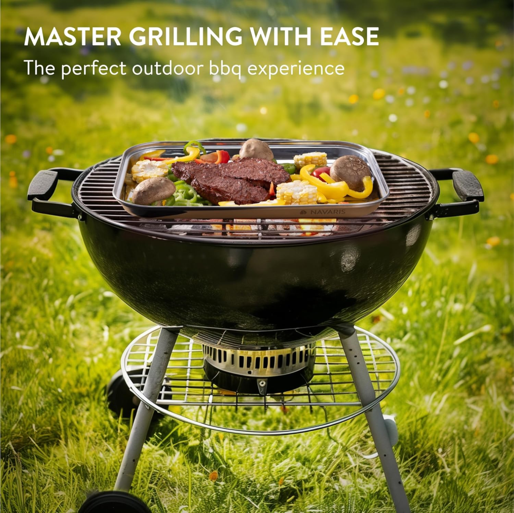 Набір піддонів для гриля Navaris (2 шт) Луцьк - фото 2