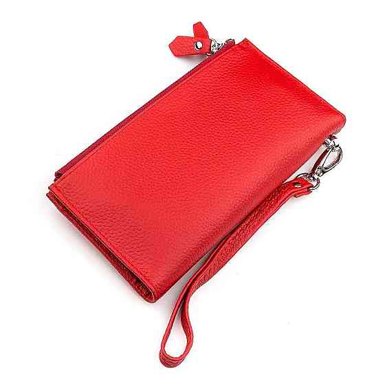 Гаманець жіночий ST Leather 18381 (ST420) багатофункціональний Червоний Київ
