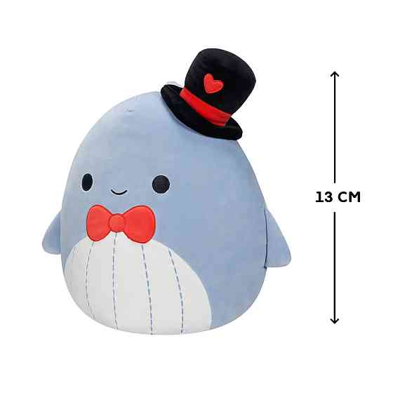 М'яка іграшка Squishmallows – Синій кит Самір (13 cm) Дніпро