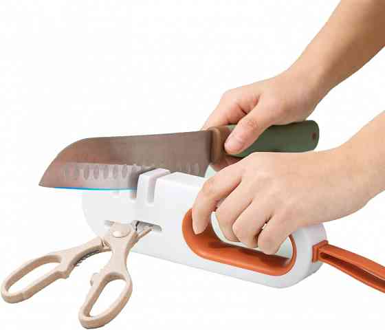 Профессиональная точилка для ножей и ножниц 4 в 1 Винница