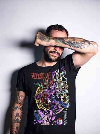 Футболка з аніме принтом Аніме Манга Хеавй Джапанесе оверсайз (S/M/L) Чорний AnimeJ0555 Дніпро