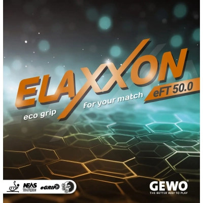 Накладка для ракетки Gewo Elaxxon eFT 50.0 2.1 black (11373910021) (931299) Винница - изображение 1