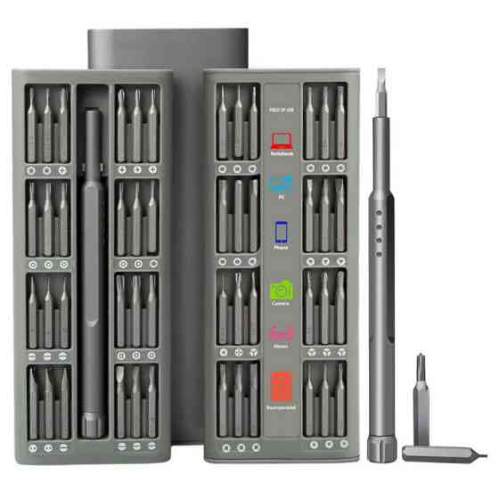 Викрутка з набором насадок у футлярі 7344, 48 насадок Вінниця