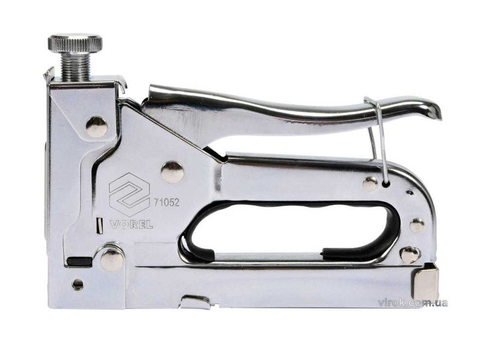 Степлер VOREL металевий з регулюванням для скоб h= 4- 14/ 11,2х 0,7 мм [10/20] Одеса - фото 1