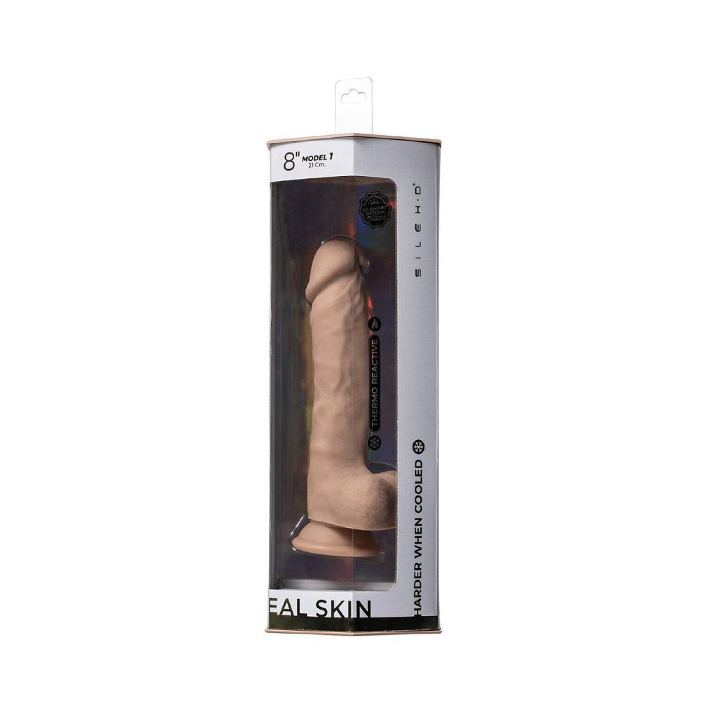 Фаллоимитатор SilexD Vetus Real Skin Flesh (8in MODEL 1) суперсофт-силикон+Silexpan, диаметр 4,1 см Sex Aura Киев - изображение 8