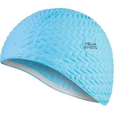 Шапка для плавання Aqua Speed Bombastic Tic-Tac 5715 117-02 світло-блакитний Жін OSFM (5908217657152) Вінниця