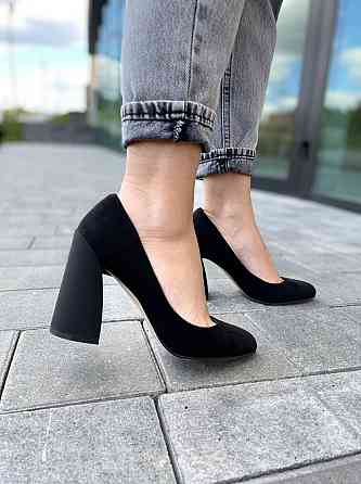 Туфлі жіночі TEE Tspace -2 чорні (весна-осінь, еко-замша) (4732) 35 Коломыя