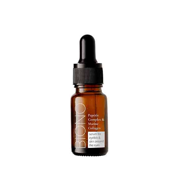 Сироватка для шкіри навколо очей та повік Peptide Complex & Marine Сollagen Biono 10 мл Вінниця