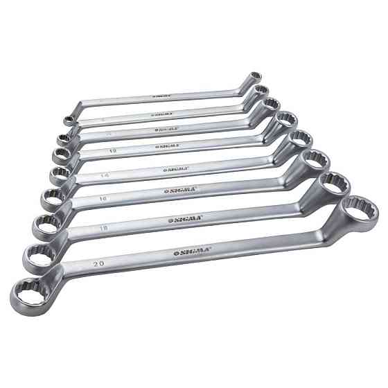 Ключі накидні 8 шт 6-22мм CrV satine SIGMA (6010051) Київ