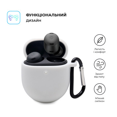 Чехол для наушников Armorstandart Hang Case для Google Pixel Buds Pro White (ARM75406) Винница - изображение 2
