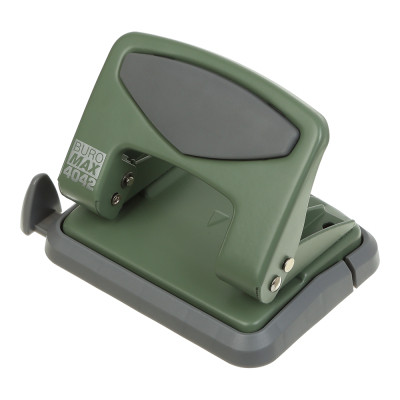 Діркопробивач Buromax металевий MORANDI STYLE, до 25 аркушів, 115 х 96 х 89 мм, зелений (BM.4042-04) Вінниця - фото 1