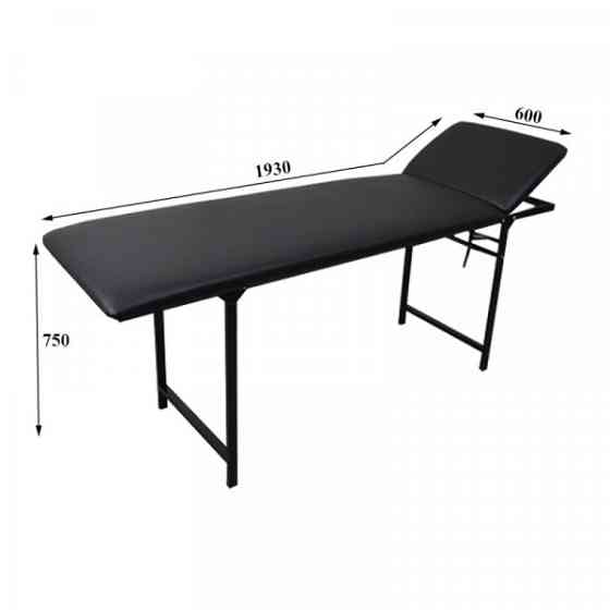 Масажний стіл-кушетка UK20 Стаціонарна, чорні ножки Київ