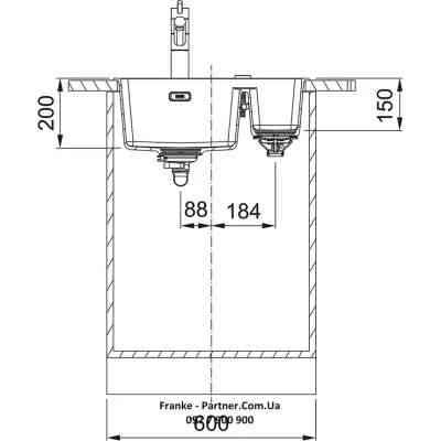 Мийка кухонна Franke Maris (125.0701.782) Вінниця