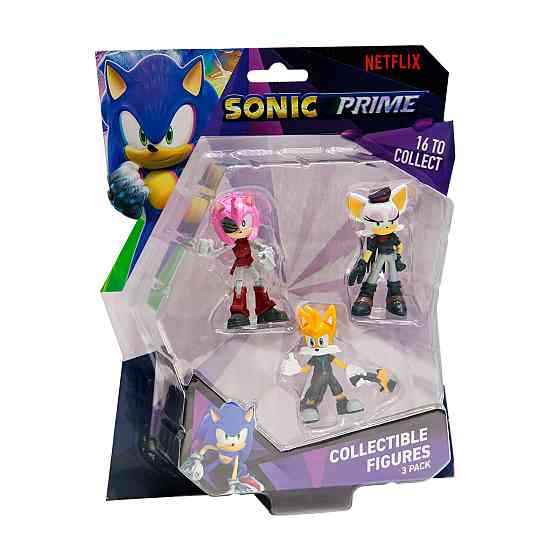Набір ігрових фігурок Sonic Prime – Ребел Руж, Тейлз, Расті Роуз Днепр