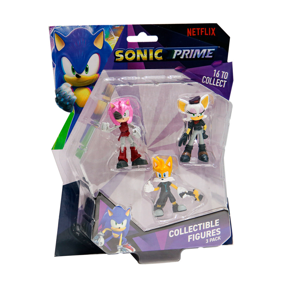 Набір ігрових фігурок Sonic Prime – Ребел Руж, Тейлз, Расті Роуз Днепр - изображение 1